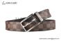 LV Pont Neuf 35MM Belt Damier Graphite Canvas with Stainless Steel LV Signature Buckle