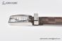 LV Pont Neuf 35MM Belt Damier Graphite Canvas with Stainless Steel LV Signature Buckle