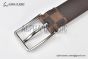 LV Pont Neuf 35MM Belt Damier Graphite Canvas with Stainless Steel LV Signature Buckle