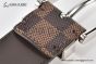 LV Pont Neuf 35MM Belt Damier Graphite Canvas with Stainless Steel LV Signature Buckle
