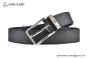LV Pont Neuf 35MM Belt Black Taurillon Leather with Stainless Steel Louis Vuitton Signature Buckle
