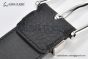 LV Pont Neuf 35MM Belt Black Taurillon Leather with Stainless Steel Louis Vuitton Signature Buckle