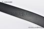 LV Pont Neuf 35MM Belt Black Taurillon Leather with Stainless Steel Louis Vuitton Signature Buckle