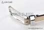 LV Pont Neuf 35MM Belt Yellow Taiga Leather with Stainless Steel LV Signature on the Metal Loop Buckle