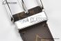 LV Pont Neuf 35MM Belt Brown Monogram Canvas with Stainless Steel LV Signature on the Metal Loop Buckle