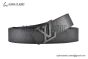 LV Initiales 40mm Reversible Belt Black Embossed Monogram Taurillon Leather with Matte Black LV Initials Buckle