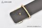 LV Optic 40mm Reversible Belt Black Calf Leather with Tone-on-tone Effect LV Initials Buckle