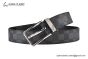 LV Pont Neuf 35MM Belt Damier Graphite Canvas and Calf Leather with Stainless Steel LV Signature Buckle
