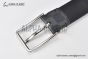 LV Pont Neuf 35MM Belt Damier Graphite Canvas and Calf Leather with Stainless Steel LV Signature Buckle