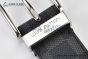 LV Pont Neuf 35MM Belt Damier Graphite Canvas and Calf Leather with Stainless Steel LV Signature Buckle
