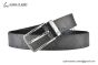 LV Pont Neuf 35MM Belt Gray Monogram Eclipse Canvas with Stainless Steel LV Signature Buckle