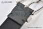 LV Pont Neuf 35MM Belt Gray Monogram Eclipse Canvas with Stainless Steel LV Signature Buckle