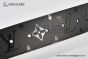 LV Pyramide 40mm Reversible Belt Monogram Illusion Calf Leather with Yellow Gold LV Pyramide Buckle