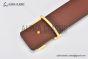 LV Pyramide 40mm Reversible Belt Monogram Illusion Calf Leather with Yellow Gold LV Pyramide Buckle