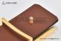 LV Pyramide 40mm Reversible Belt Monogram Illusion Calf Leather with Yellow Gold LV Pyramide Buckle