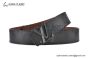 LV Pyramide 40mm Reversible Belt Monogram Illusion Calf Leather with Matte Black LV Pyramide Buckle