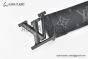 LV Pyramide 40mm Belt Brown Monogram Canvas with Matte Black LV Pyramide buckle
