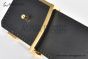 LV Initiales 40mm Reversible Belt Black Monogram Taurillon Leather with Yellow Gold LV Initials Buckle