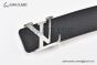 LV Initiales 40MM Belt Black Taurillon Calf Leather with Stainless Steel LV Signature Buckle