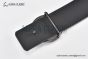 LV Circle 40mm Reversible Belt Black Monogram Canvas and Calf Leather with Gray Steel LV Circle Buckle