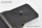 LV Circle 40mm Reversible Belt Black Monogram Canvas and Calf Leather with Gray Steel LV Circle Buckle