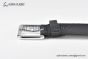 LV Speaker 40mm Belt with Black Full Embossed Monogram Calf Leather with Stainless Steel LV Signature Pin Buckle 