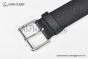 LV Speaker 40mm Belt with Black Full Embossed Monogram Calf Leather with Stainless Steel LV Signature Pin Buckle 