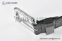 LV Speaker 40mm Belt with Black Full Embossed Monogram Calf Leather with Stainless Steel LV Signature Pin Buckle 