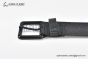 LV Speaker 40mm Belt with Black Full Embossed Monogram Calf Leather with LV Signature Matte Black Pin Buckle 