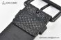 LV Speaker 40mm Belt with Black Full Embossed Monogram Calf Leather with LV Signature Matte Black Pin Buckle 