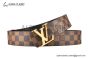 LV Initiales 40MM Belt Brown Damier Graphite Canvas with YG LV Initials Buckle