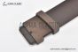 LV Initiales 40MM Belt Brown Damier Graphite Canvas with Tone-on-tone Brown LV Initials Buckle