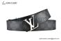 LV Initiales 40MM Belt Black Damier Graphite Canvas with Stainless Steel LV Initials Buckle