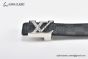 LV Initiales 40MM Belt Black Damier Graphite Canvas with Stainless Steel LV Initials Buckle