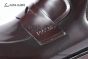 Prada Classic Brushed Red Calfskin Boot with the Triangle-embossed Logo