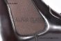 Prada Classic Brushed Red Calfskin Boot with the Triangle-embossed Logo