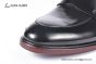 Prada Classic Brushed Black Calfskin Boot with the Triangle-embossed Logo