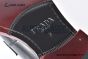 Prada Classic Brushed Matte Black Calfskin Boot with the Iconic Enameled Metal Triangle Logo