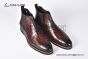 Berluti Caractère Éclair Alligator Leather Shape Red Calfskin Boot