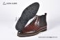 Berluti Caractère Éclair Alligator Leather Shape Red Calfskin Boot