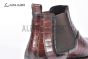 Berluti Caractère Éclair Alligator Leather Shape Red Calfskin Boot