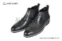 Berluti Caractère Éclair Alligator Leather Shape Green Calfskin Boot