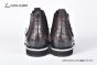 Berluti Caractère Éclair Alligator Leather Shape Brown Calfskin Boot