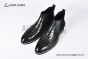 Berluti Caractère Éclair Alligator Leather Shape Green Calfskin Boot