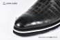 Berluti Caractère Éclair Alligator Leather Shape Green Calfskin Boot