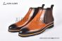Berluti Light Brown Demesure Flex Calfskin Boot