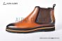 Berluti Light Brown Demesure Flex Calfskin Boot