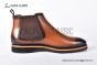 Berluti Light Brown Demesure Flex Calfskin Boot