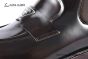 Prada Classic Brushed Red Calfskin Boot with the Iconic Enameled Metal Triangle Logo