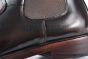 Prada Classic Brushed Red Calfskin Boot with the Iconic Enameled Metal Triangle Logo